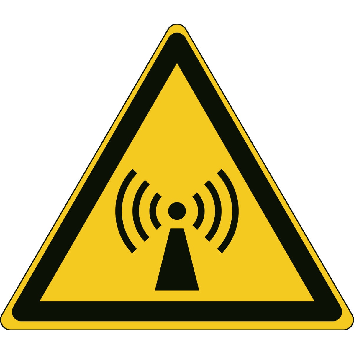 BRADY - Segnaletica di sicurezza ISO – Attenzione; Radiazioni non ionizzanti 827065