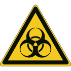 BRADY - Segnaletica di sicurezza ISO – Attenzione: Pericolo rischio biologico