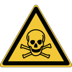 BRADY - Segnaletica di sicurezza ISO – Attenzione; Materiale tossico
