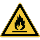 BRADY - Segnaletica di sicurezza ISO – Attenzione: Materiali infiammabili
