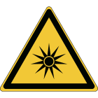 BRADY - Segnaletica di sicurezza ISO – Attenzione; Radiazioni ottiche 830319