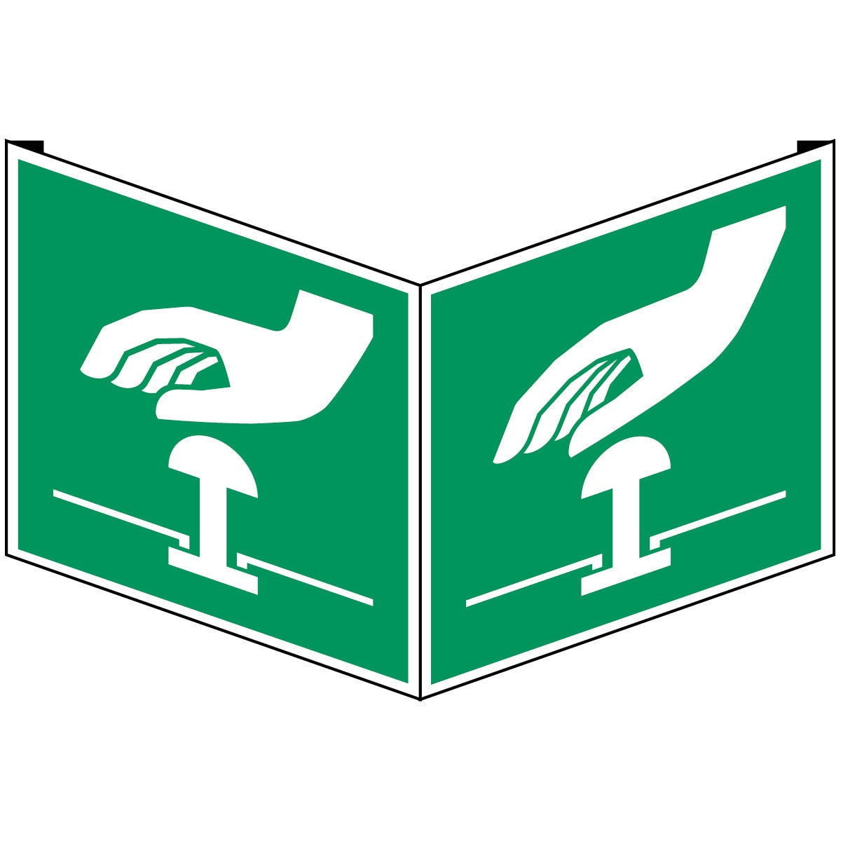 BRADY - Segnaletica ISO 7010 – Pulsante di arresto di emergenza 831312