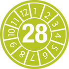 BRADY - Etichetta con data di ispezione 833983