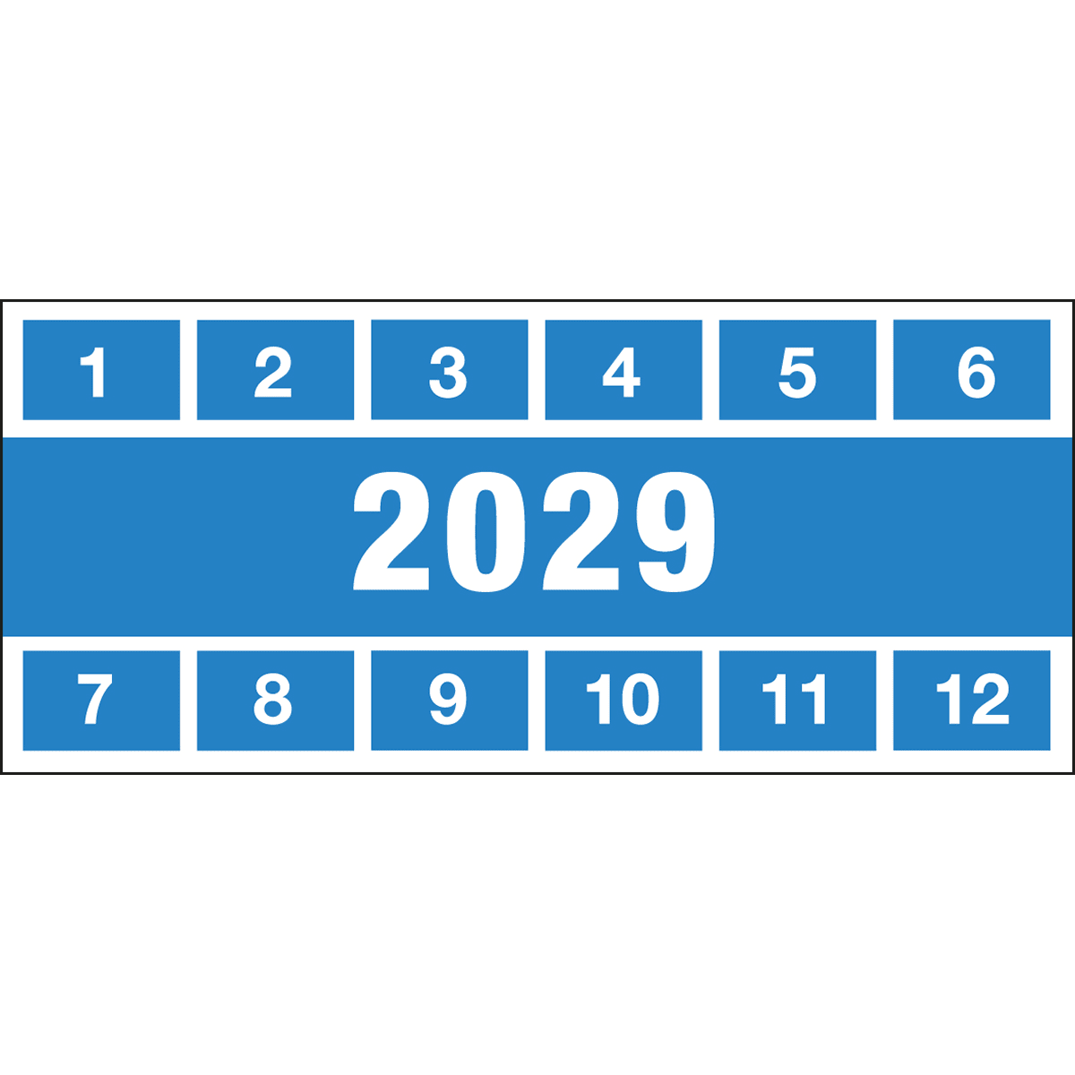 BRADY - Etichetta con data di ispezione