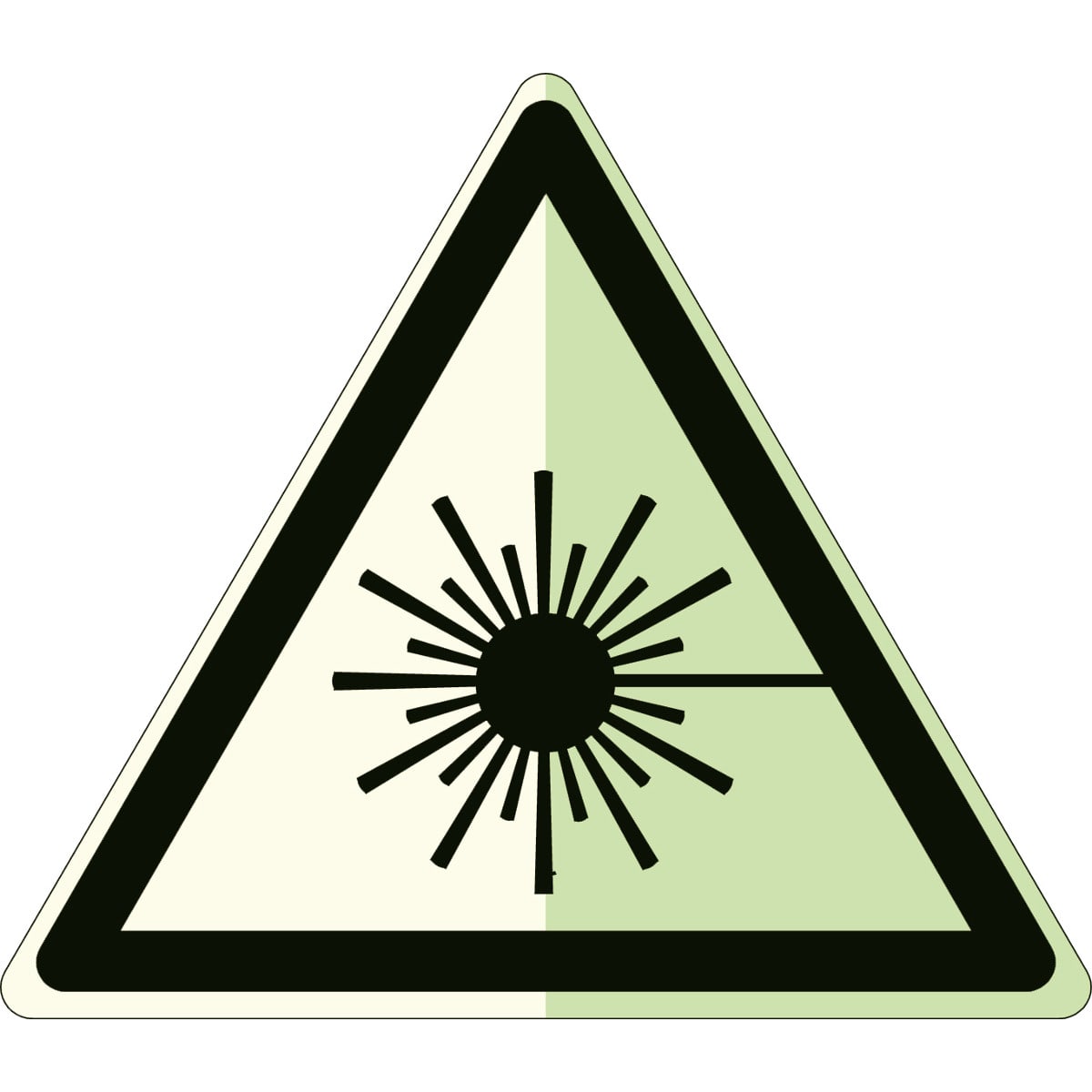 BRADY - Segnaletica di sicurezza ISO – Attenzione; Raggi laser