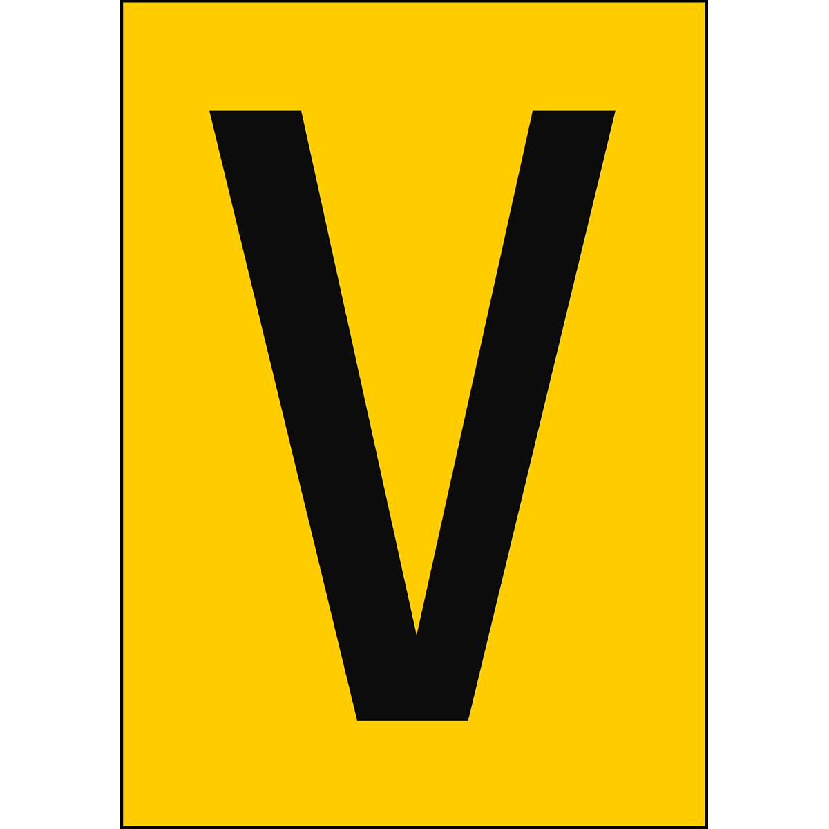 BRADY - Numeri e lettere in formato DIN A4