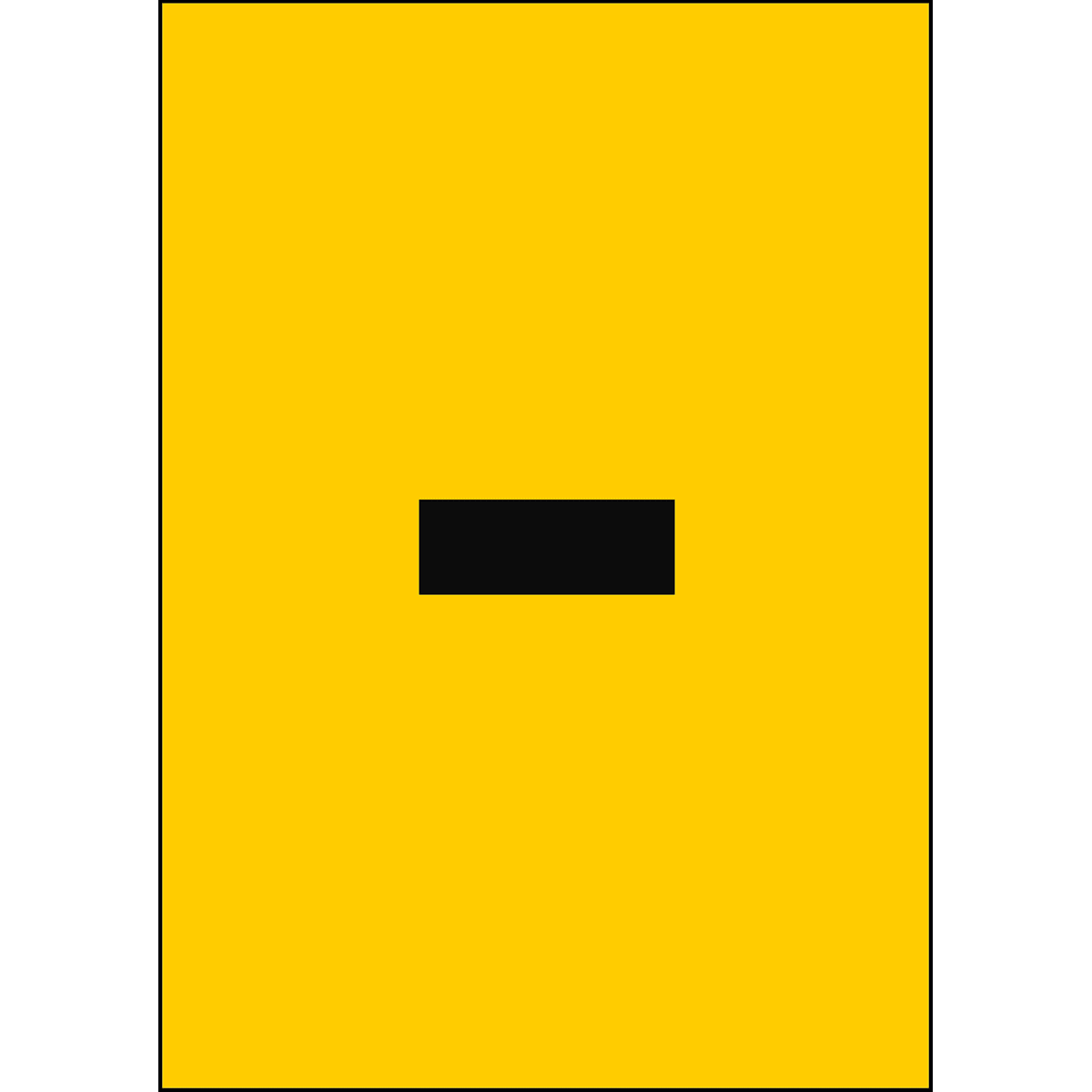 BRADY - Numeri e lettere in formato DIN A4