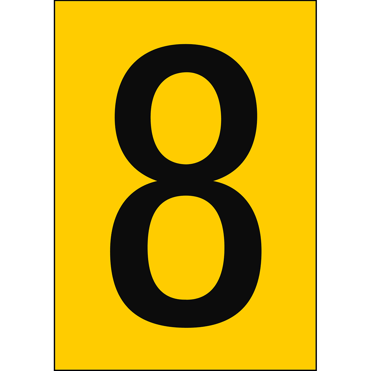 BRADY - Numeri e lettere in formato DIN A4 911060