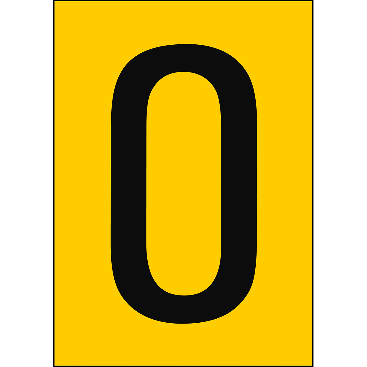 BRADY - Numeri e lettere in formato DIN A4 911068