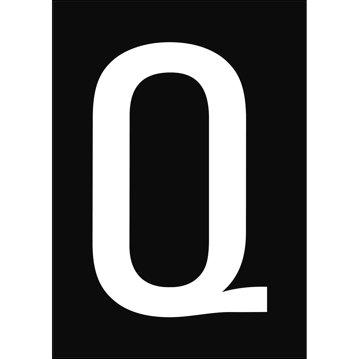 BRADY - Numeri e lettere in formato DIN A4