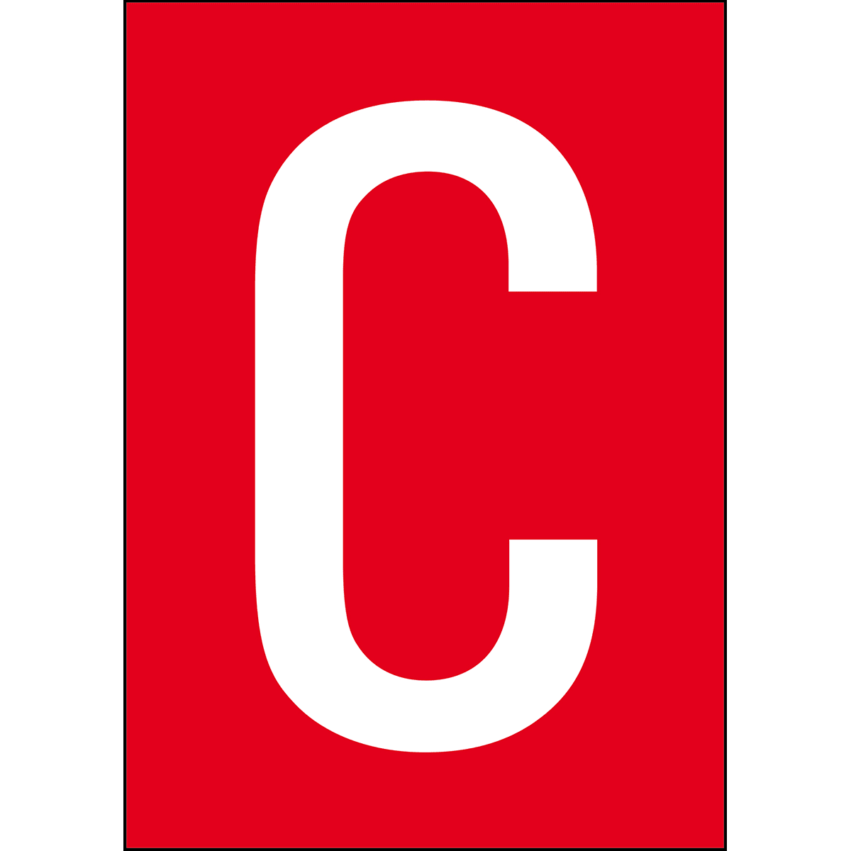 BRADY - Numeri e lettere in formato DIN A4