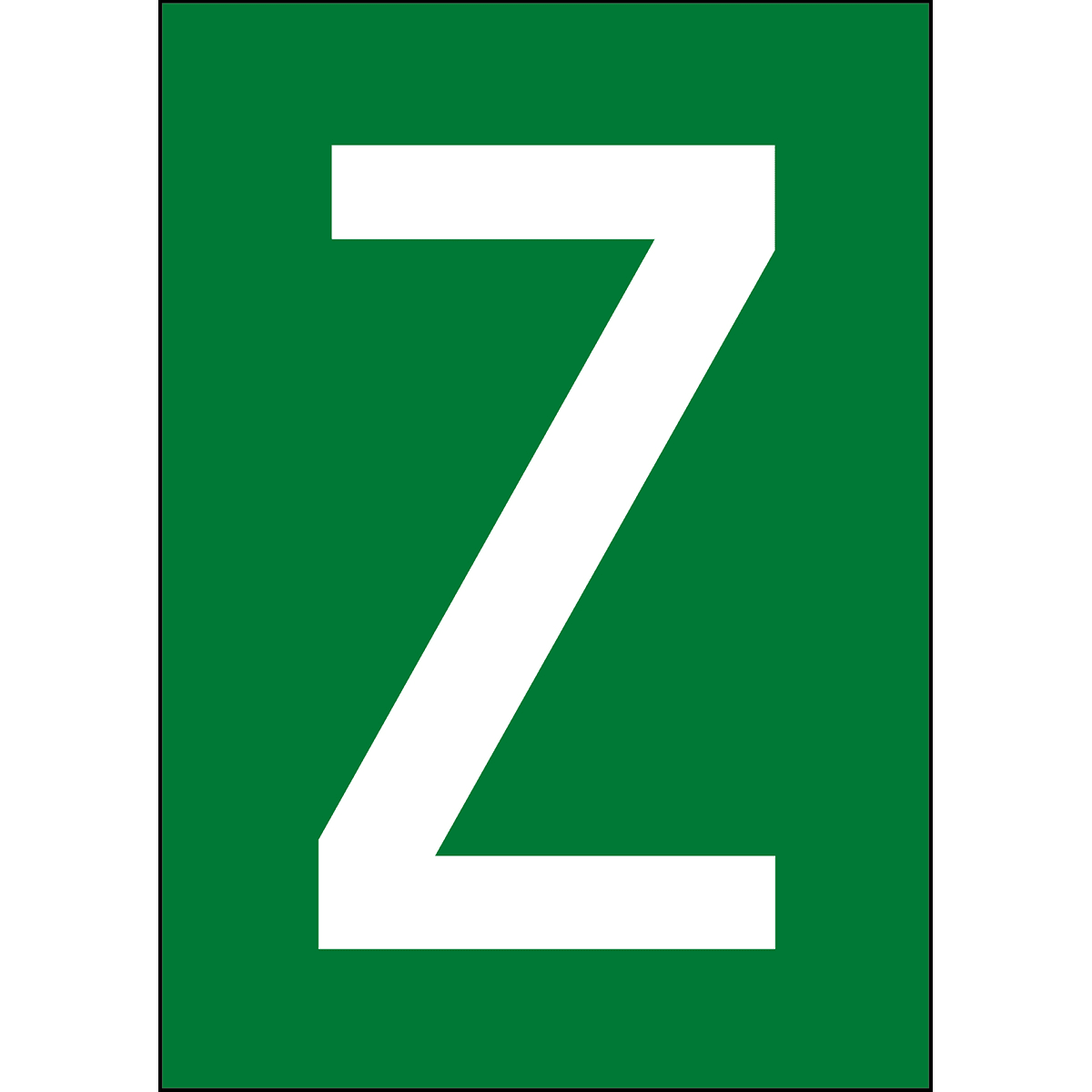 BRADY - Numeri e lettere in formato DIN A4