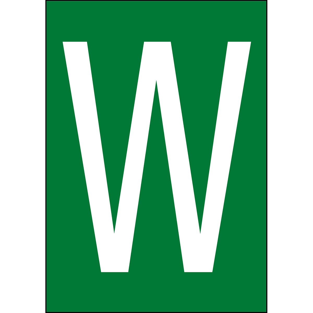 BRADY - Numeri e lettere in formato DIN A4 911150