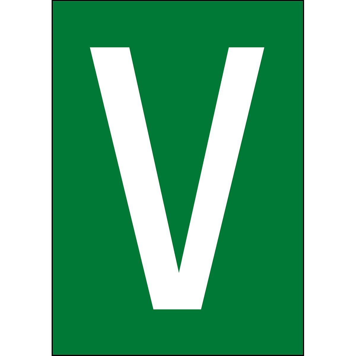 BRADY - Numeri e lettere in formato DIN A4