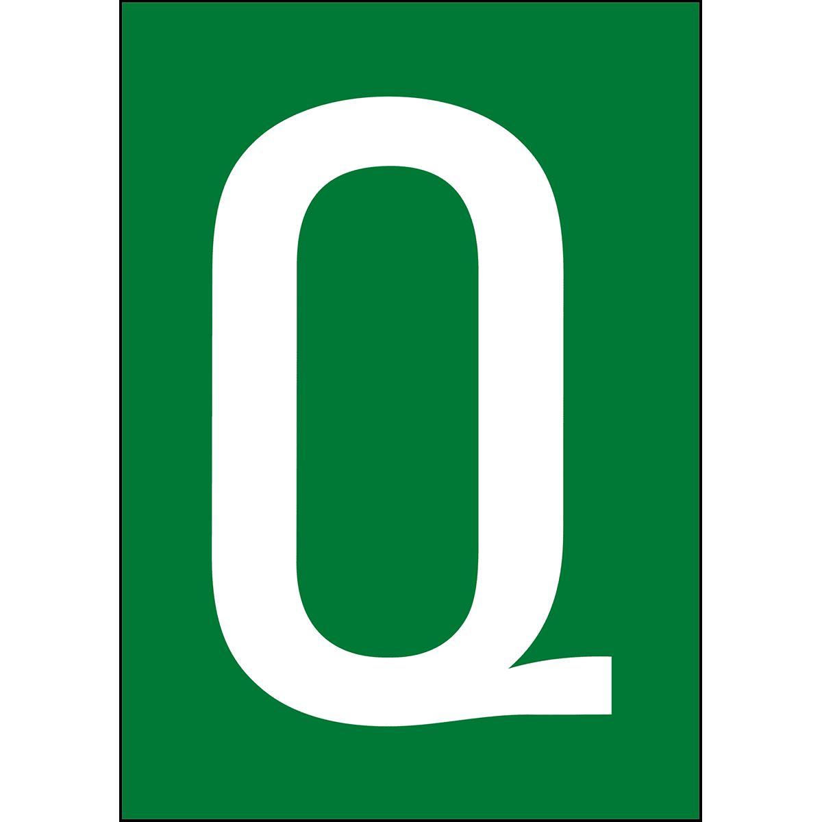 BRADY - Numeri e lettere in formato DIN A4