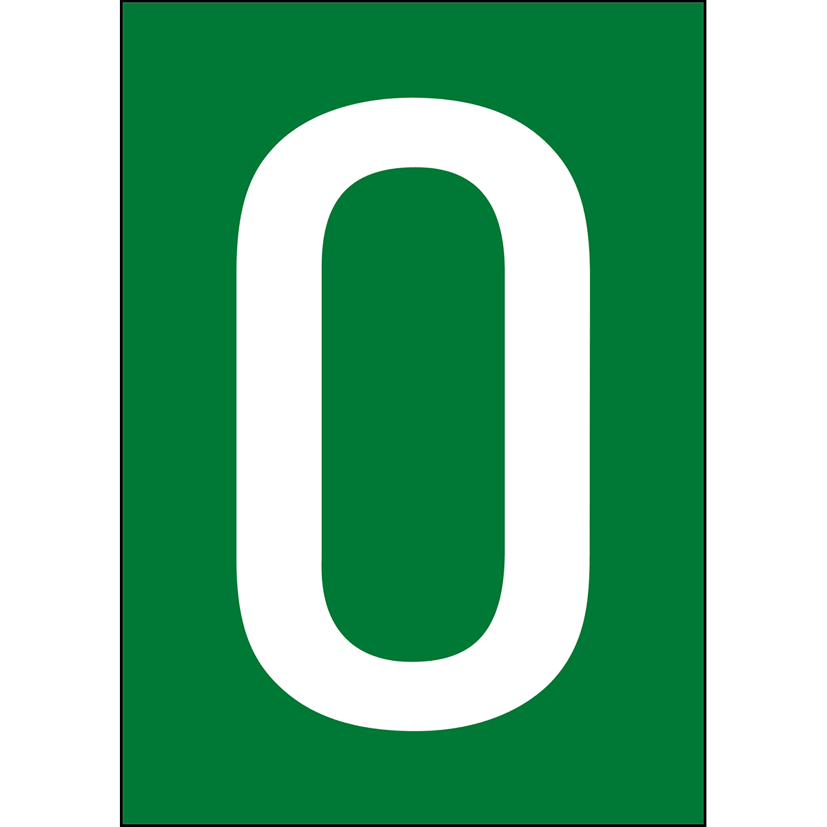 BRADY - Numeri e lettere in formato DIN A4 911158