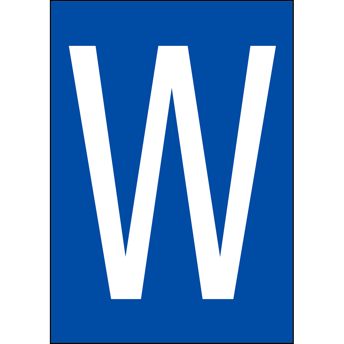 BRADY - Numeri e lettere in formato DIN A4 911189