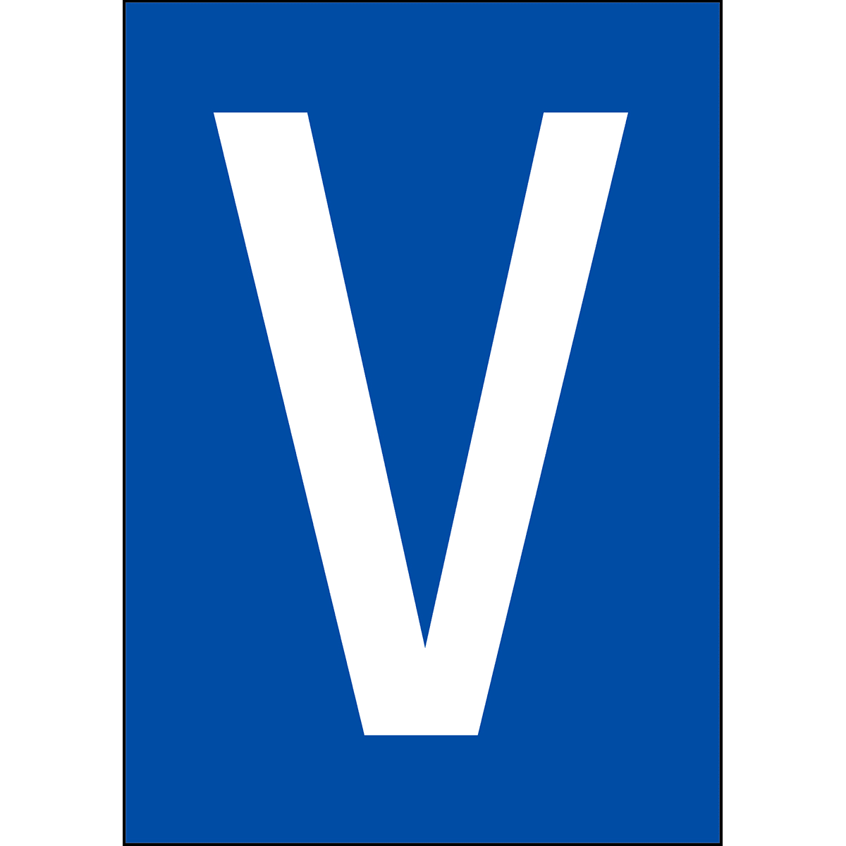 BRADY - Numeri e lettere in formato DIN A4