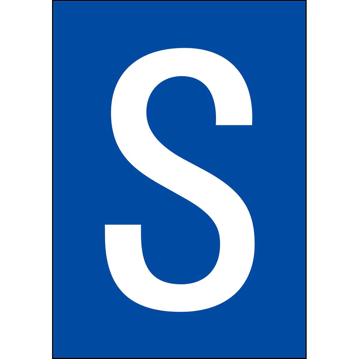 BRADY - Numeri e lettere in formato DIN A4 911193