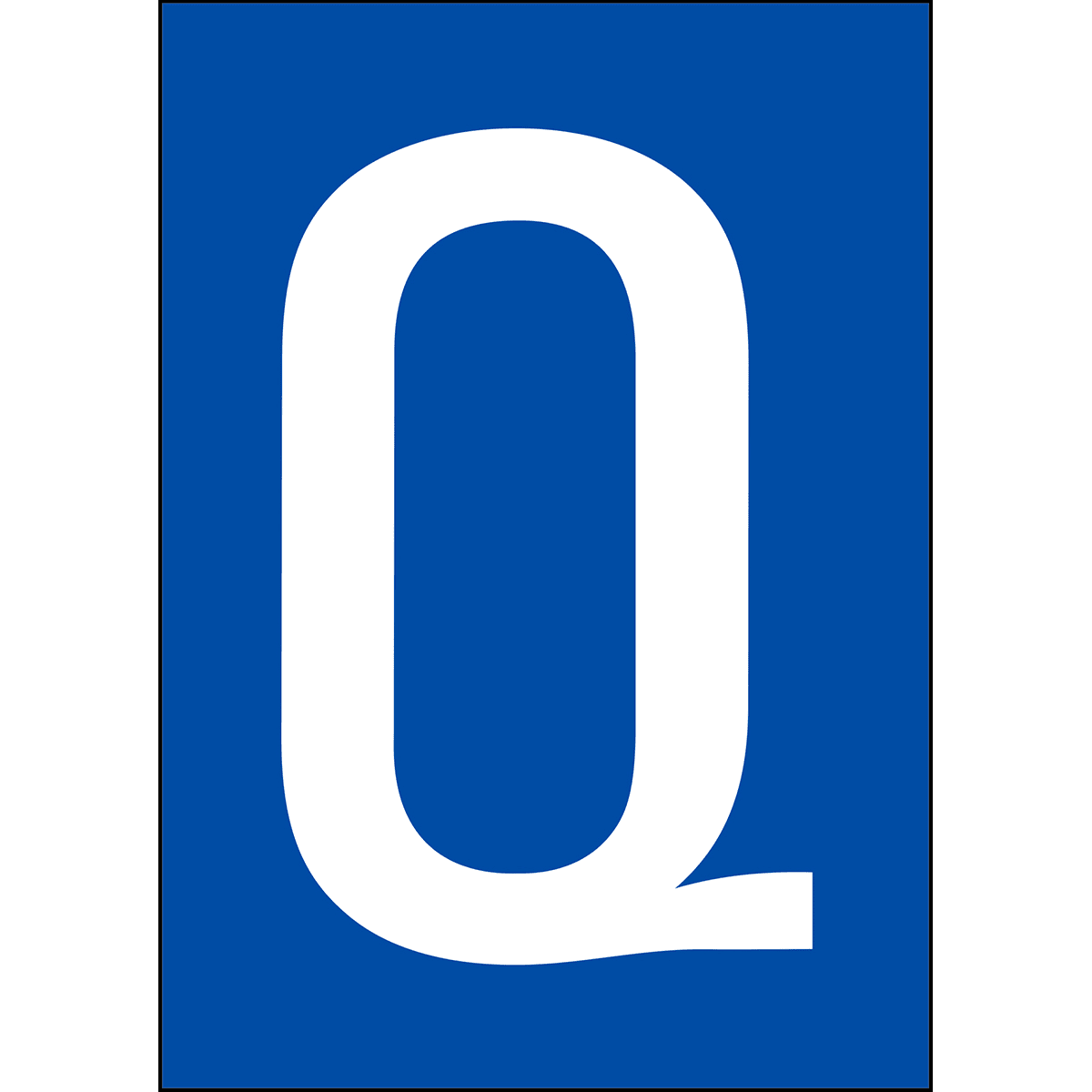 BRADY - Numeri e lettere in formato DIN A4 911195