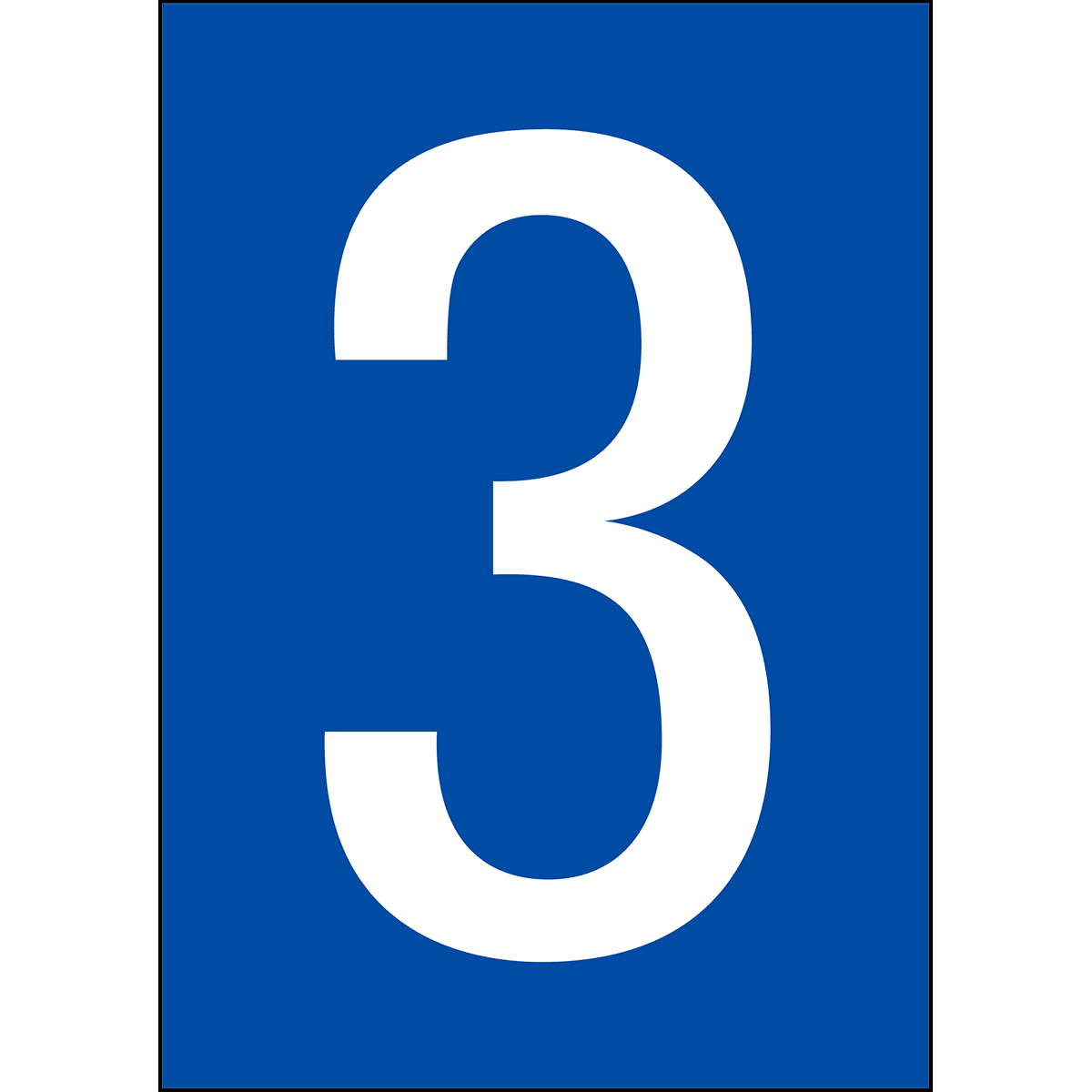 BRADY - Numeri e lettere in formato DIN A4 911221