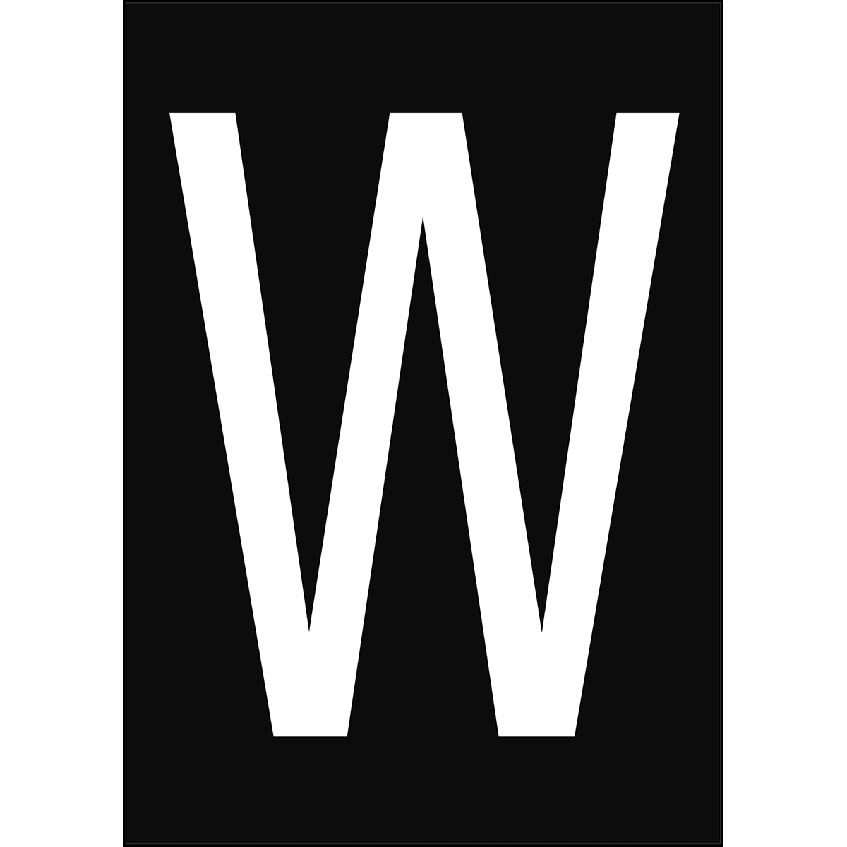 BRADY - Numeri e lettere in formato DIN A4 911228