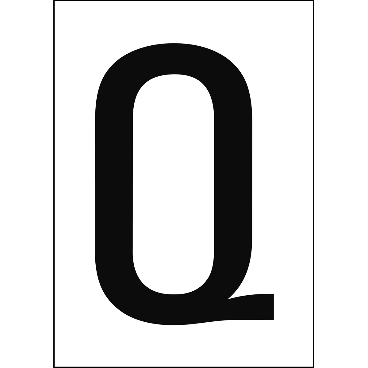 BRADY - Numeri e lettere in formato DIN A4