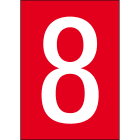 BRADY - Numeri e lettere in formato DIN A4 911372