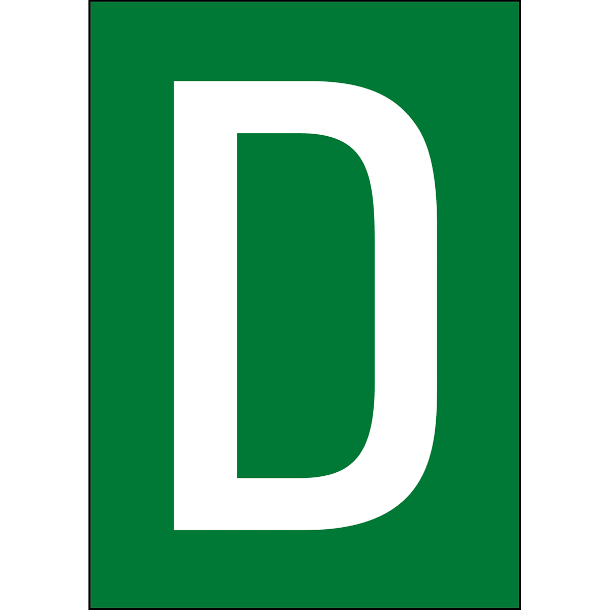 BRADY - Numeri e lettere in formato DIN A4 911405