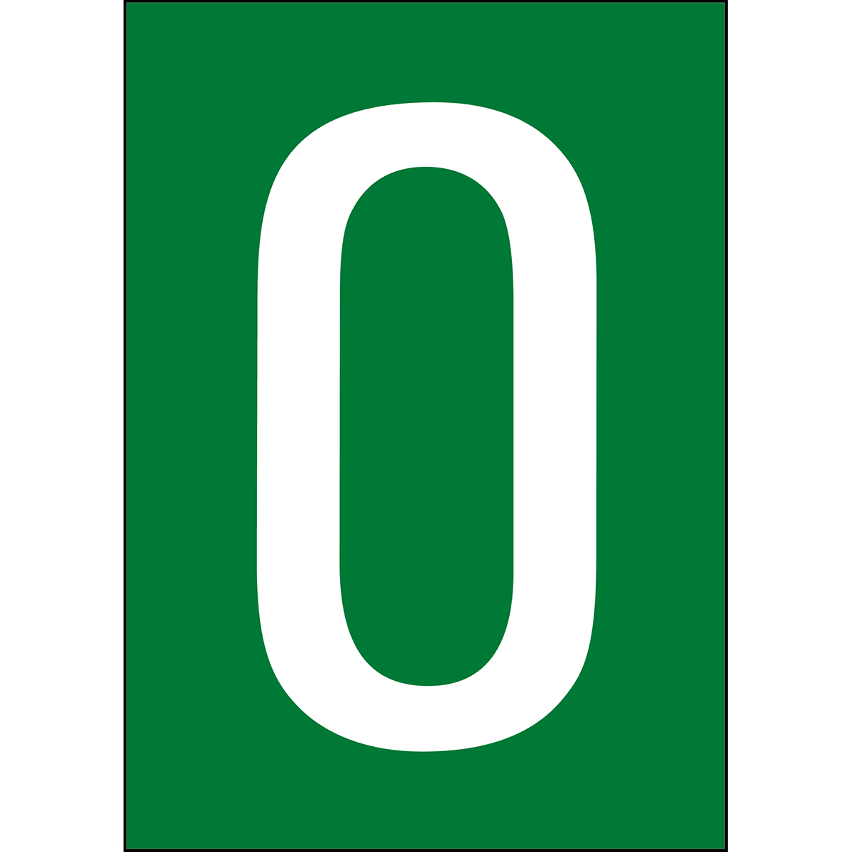 BRADY - Numeri e lettere in formato DIN A4 911419