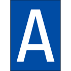 BRADY - Numeri e lettere in formato DIN A4 911448