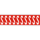 BRADY - Lettere e numeri identici su foglio per interni