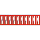 BRADY - Lettere e numeri identici su foglio per interni 911941