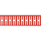 BRADY - Lettere e numeri identici su foglio per interni 911947