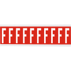 BRADY - Lettere e numeri identici su foglio per interni