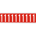 BRADY - Lettere e numeri identici su foglio per interni 911965