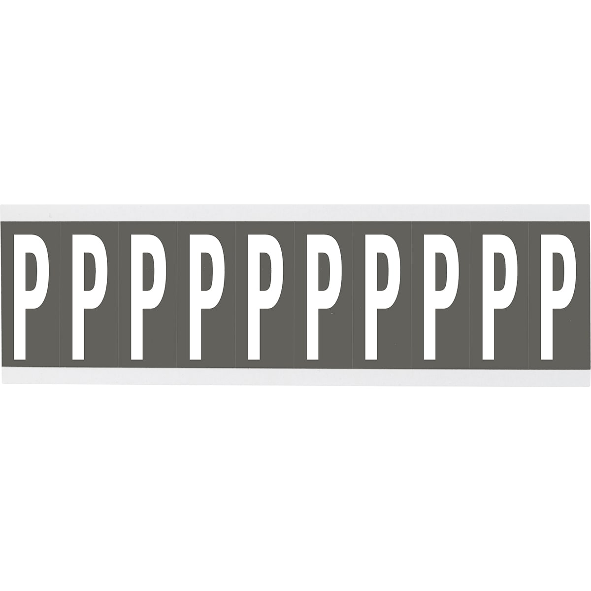 BRADY - Lettere e numeri identici su foglio per interni