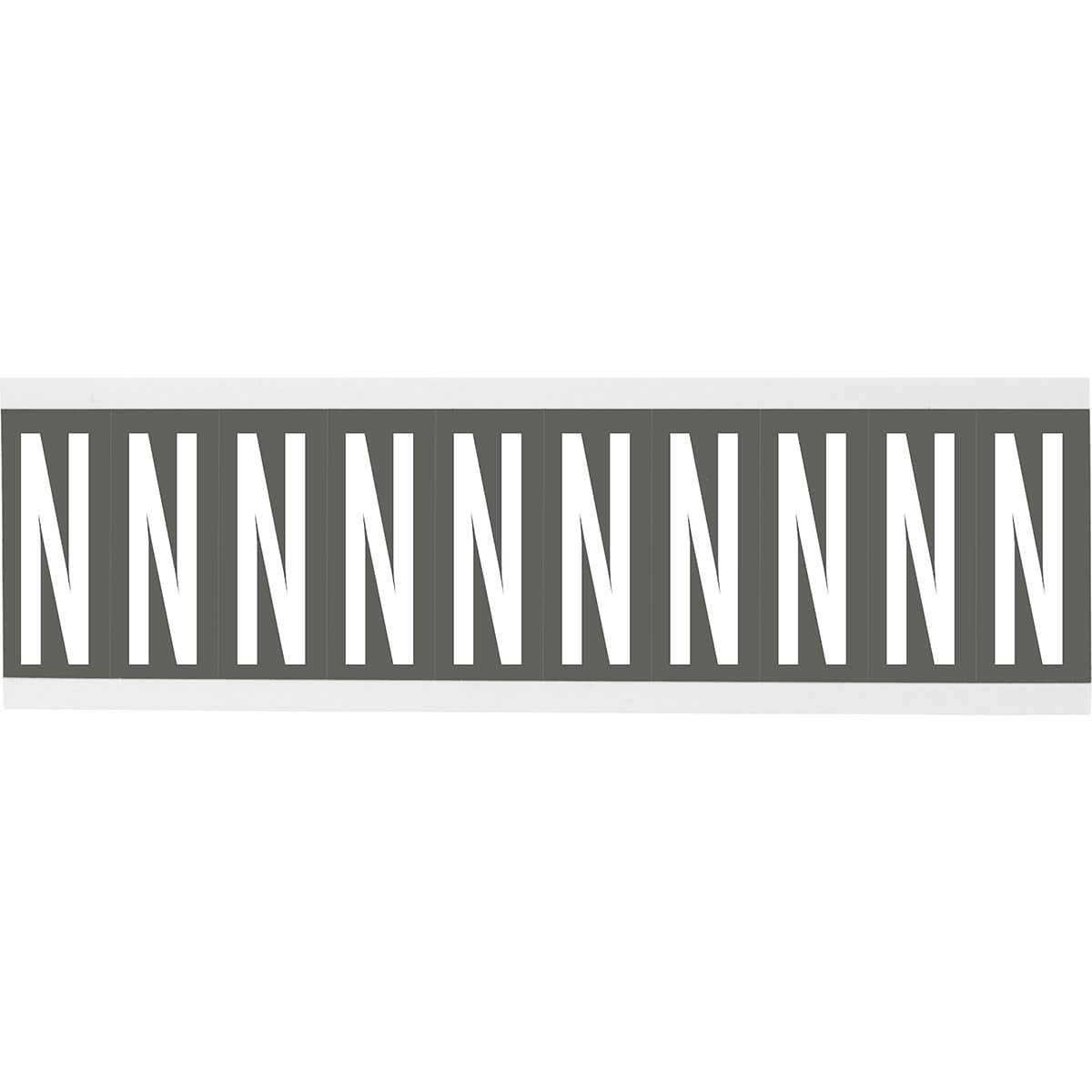 BRADY - Lettere e numeri identici su foglio per interni