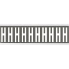 BRADY - Lettere e numeri identici su foglio per interni