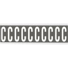 BRADY - Lettere e numeri identici su foglio per interni