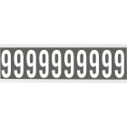 BRADY - Lettere e numeri identici su foglio per interni 912014