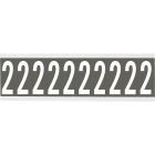 BRADY - Lettere e numeri identici su foglio per interni