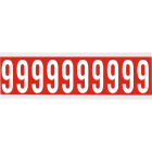 BRADY - Lettere e numeri identici su foglio per interni