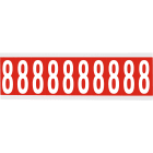 BRADY - Lettere e numeri identici su foglio per interni 912129