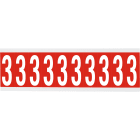 BRADY - Lettere e numeri identici su foglio per interni