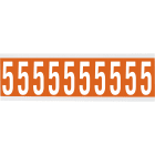 BRADY - Lettere e numeri identici su foglio per interni 912152