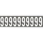 BRADY - Lettere e numeri identici su foglio per interni