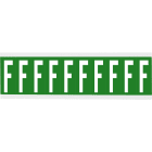 BRADY - Lettere e numeri identici su foglio per interni 912211