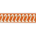 BRADY - Lettere e numeri identici su foglio per interni