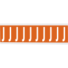 BRADY - Lettere e numeri identici su foglio per interni